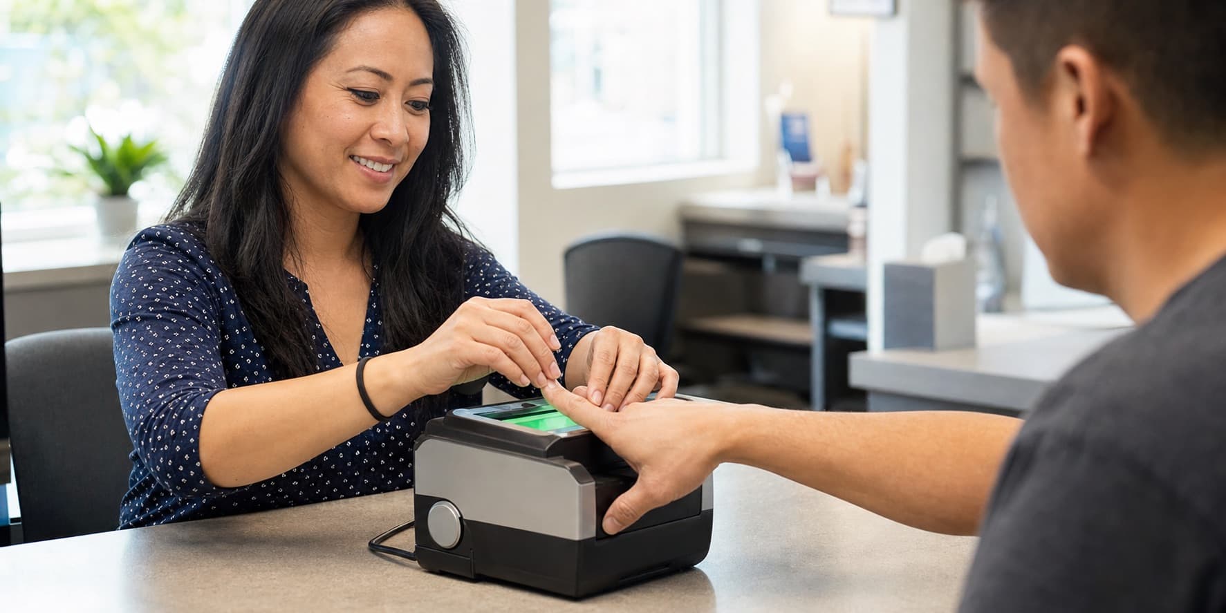 Electronic Live Scan fingerprinting appointment near downtown Mountain View